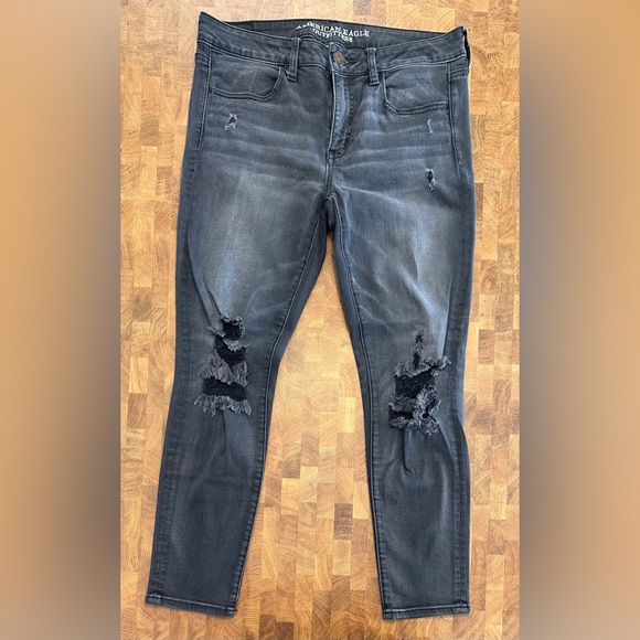 American Eagle Dark Gray Jegging - Picture 1 of 4